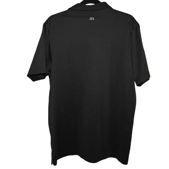 Travis Mathew Men’s Troubadour Performance Cotton Blend Polo Black Size Large - Picture 3 of 6